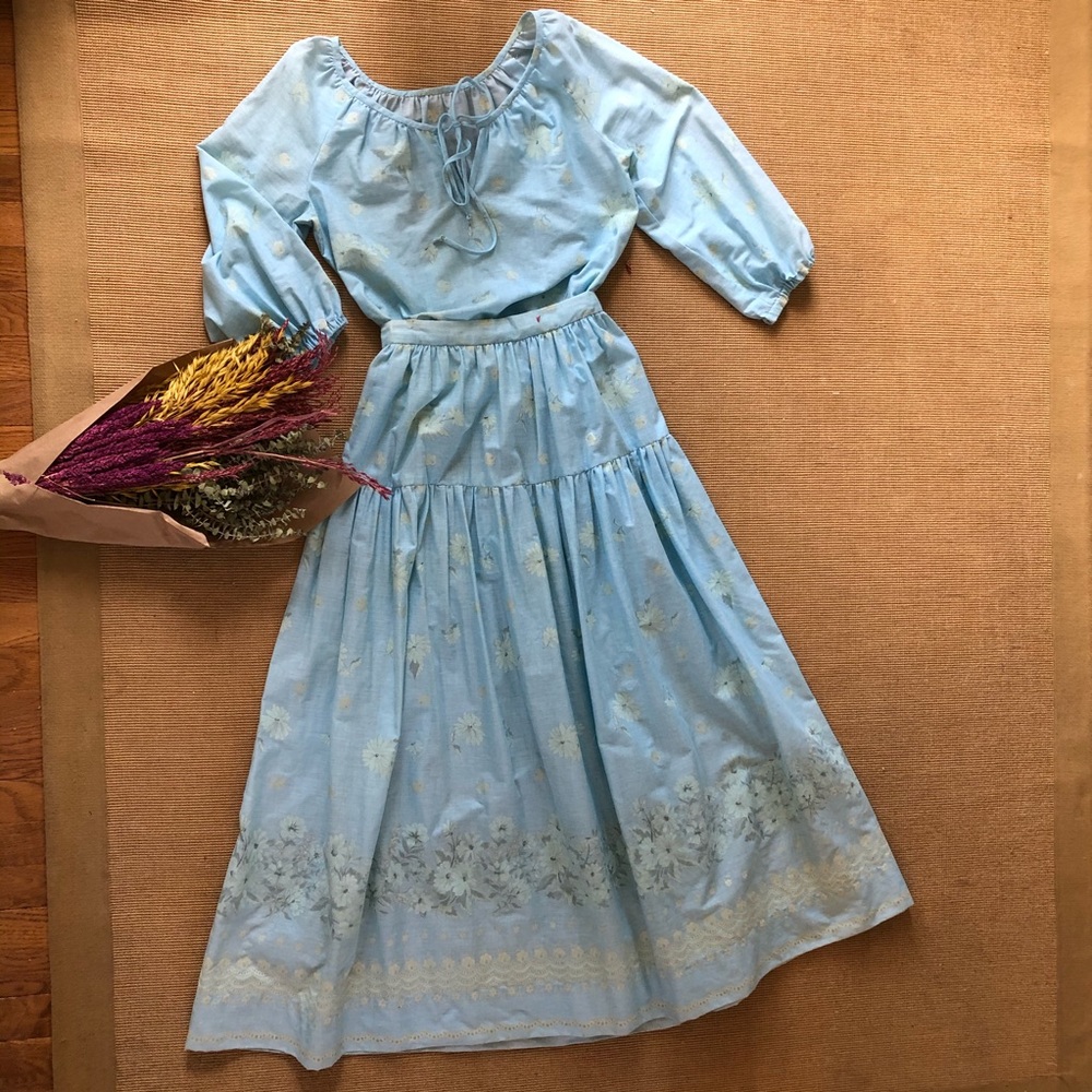 True Vintage handmade cottagecore dress set